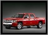 Czerwony, Chevrolet Silverado, Up, Pick